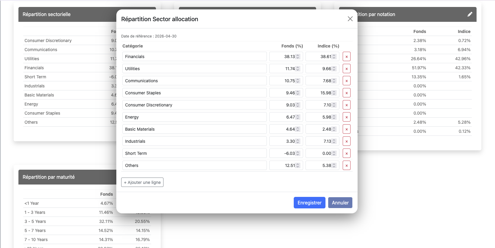 Interface manager EasyFact